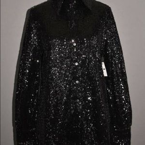 Halogen Atlantic Pacific Sequin Shirt